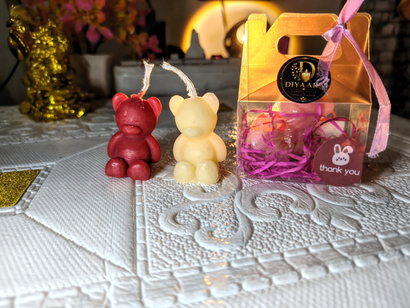 Handmade Teddy Bear Fragrance Candle