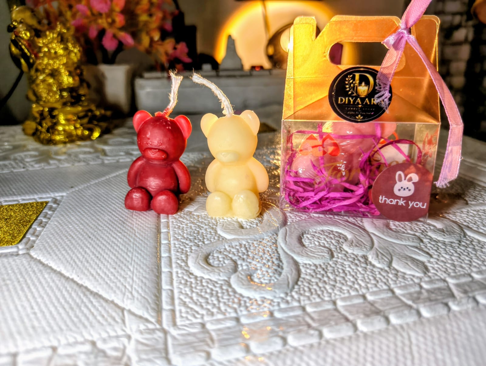 Handmade Teddy Bear Fragrance Candle thumbnail 2