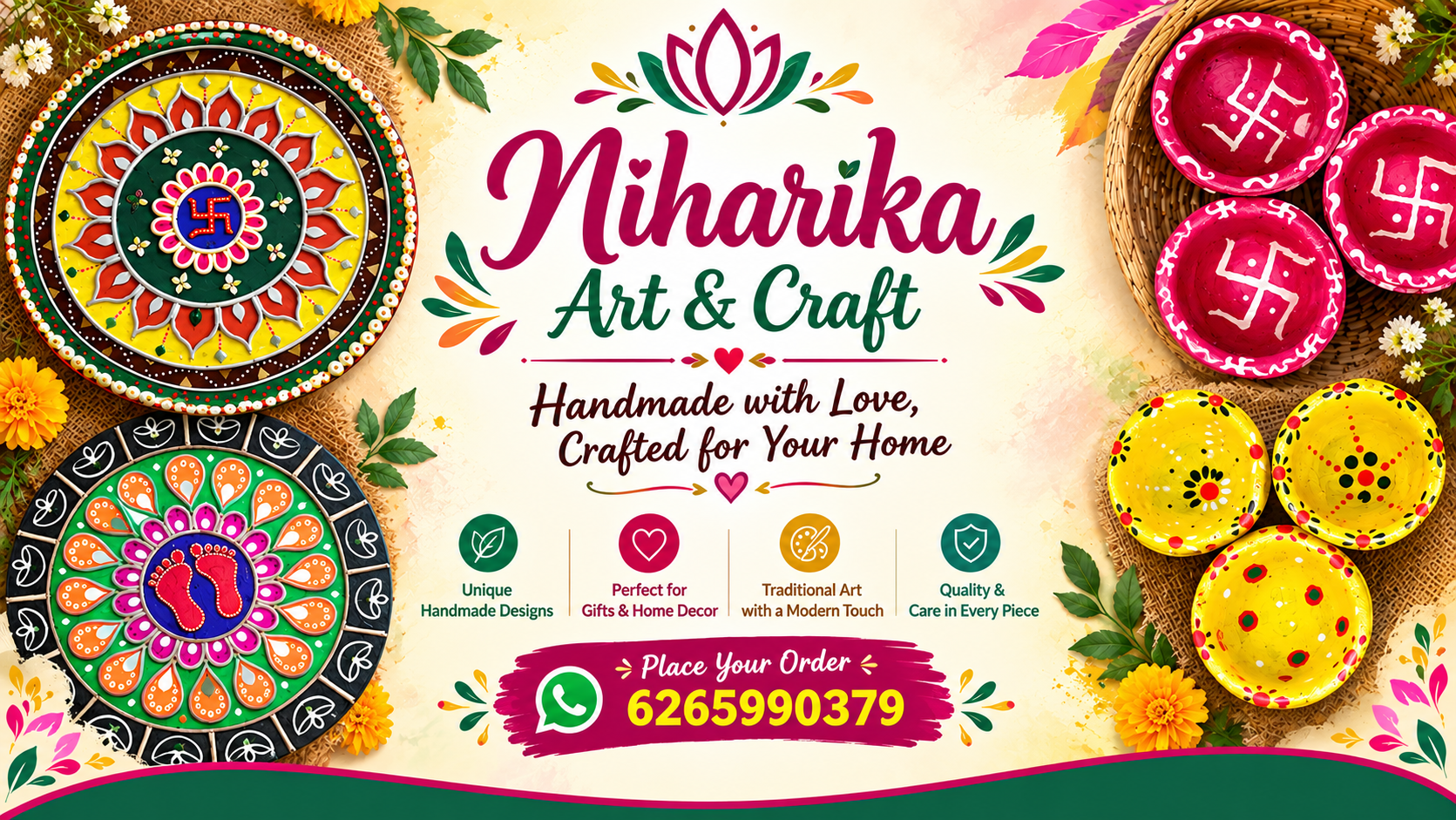 Niharika Art & Craft banner