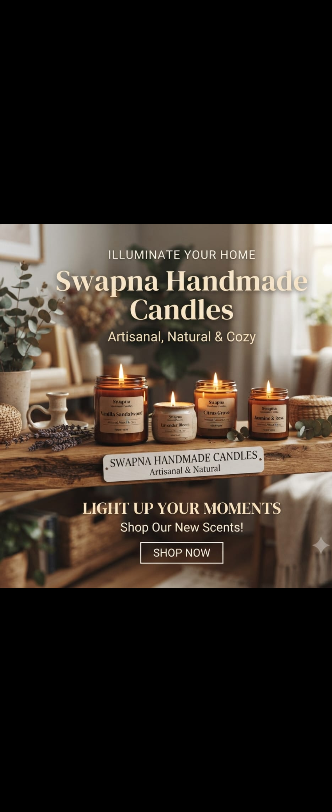 Swapana handmade candle logo