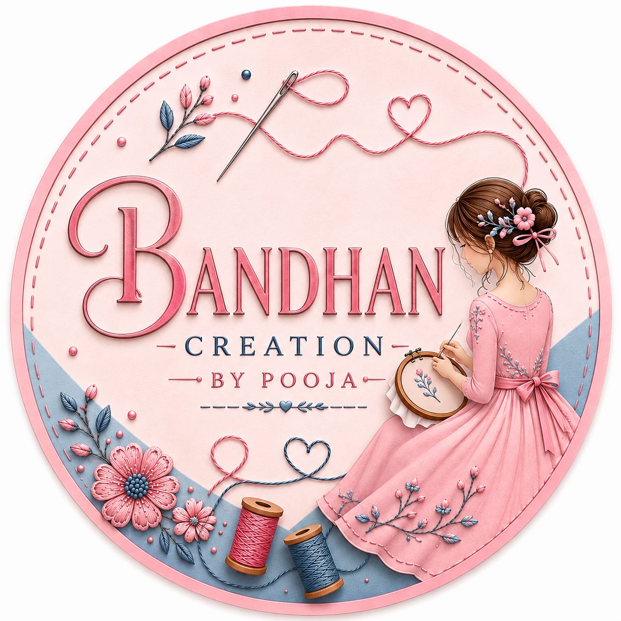 Bandhan creation by pooja logo
